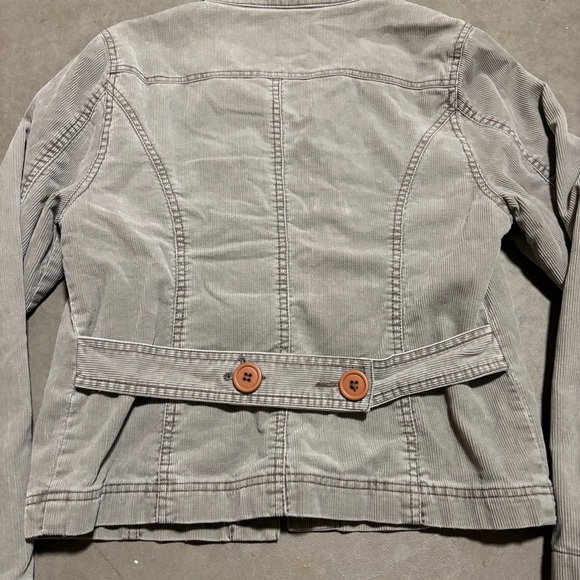 Vintage Corduroy Jacket American Rag Cie Floral Lining Y2K 2000s Gilmore Girls - Picture 7 of 7